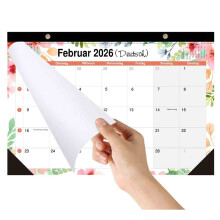 2026-2027 Wall Calendar (15"x11.8"), 18-Month Jan 2026–Jun 2027, Ruled Blocks, Thick Paper, Holidays, To-Do & Notes