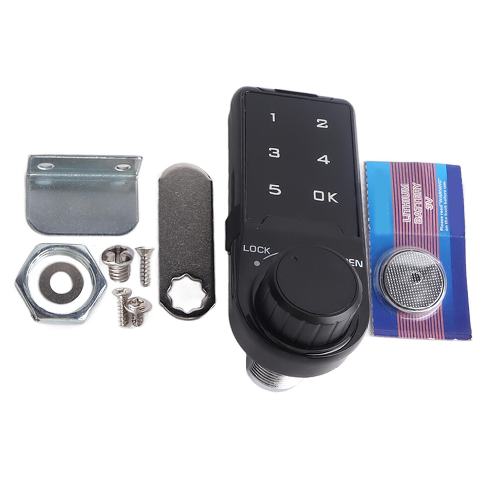 Electronic Touch Keypad Cabinet Lock - Password Security, Abs & Zinc Alloy 3101387603925