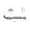 Stainless Steel Car Racing Mount Bonnet Hook Pin Lock Kit 2