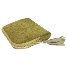 Travel Jewelry Pouch with Tassel Zipper – Portable Organizer for Bracelets, Earrings, Watches & Cosmetics – Compatible with Everyday Use