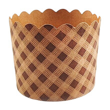 Small Kraft Paper Machine-Made Cupcake Liners, Oven-Safe Heat-Resistant Up To 428F Grease-Proof, 50 Pieces Set For Home Baking Muffins Cakes Parties