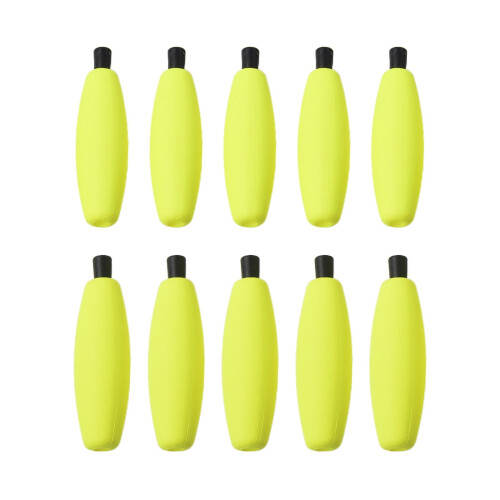 10 τεμάχια Peg Floats Γατόψαρο Bobbers Foam Rig Float Crappie Trout