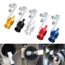 Car Turbo Sound Whistle Exhaust Pipe Tailpipe Fake Blow-off Valve Simulator Blue M