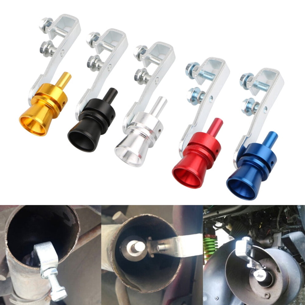 Car Turbo Sound Whistle Exhaust Pipe Tailpipe Fake Blow-Off Valve Simulator M Blue 9170372330003