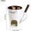 Chocolate Fondue Mugs Set with Forks 6 pcs 5