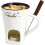 Chocolate Fondue Mugs Set with Forks 6 pcs 6