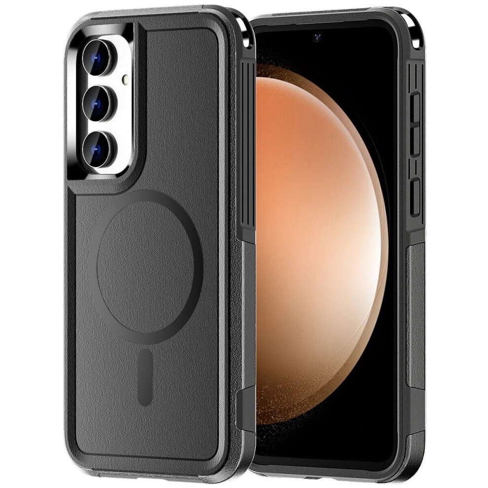 For Compatible With Samsung Galaxy S23 Fe 5G Magsafe Case Heavy Duty Rugged Magnetic Hard Cover 9170372327416