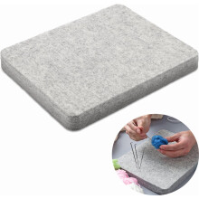 Triani 1Pcs Needle Felting Pad 8*10 Inch Wool Felt Needle Felting Supplies Felting Tools for Felting Projects Natural Wool Needled Felting Mat
