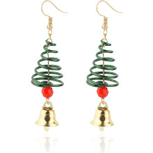 Jingle Bell Earrings for Women Fashion Cute Red Green Tinkle Bell Dangle Earrings Colorful Christmas Drop Earrings Xmas Holiday Accessories