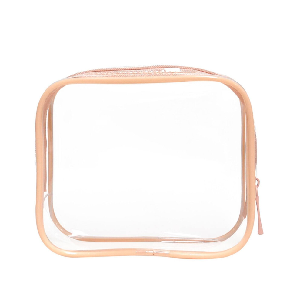 Transparent Makeup & Toiletry Bag â Quarter-Sized, Travel-Friendly, Compatible with TSA Guidelines