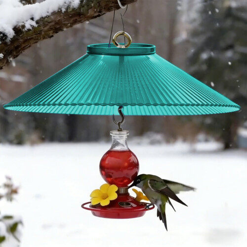 Bird Feeder Weatherproof Hanging Baffle Dome 1