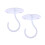 2 PCS Ceiling Hanging Hooks Home Hooks Size 1 White 5