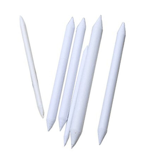 Blending Stumps Drawing Tools Metal White 18PCS