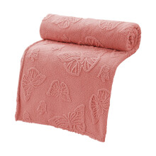 Plaid en liquidation boutique avec papillon, doux et chaud, idéal pour votre amoureux, maman, papa ou vos amis. Couverture légère et moelleuse
