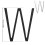 Stainless Steel Floating Door Numbers Black 76mm 2
