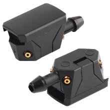 2 pezzi Ugello spruzzatore lavavetri universale Jet4Way montato sul braccio