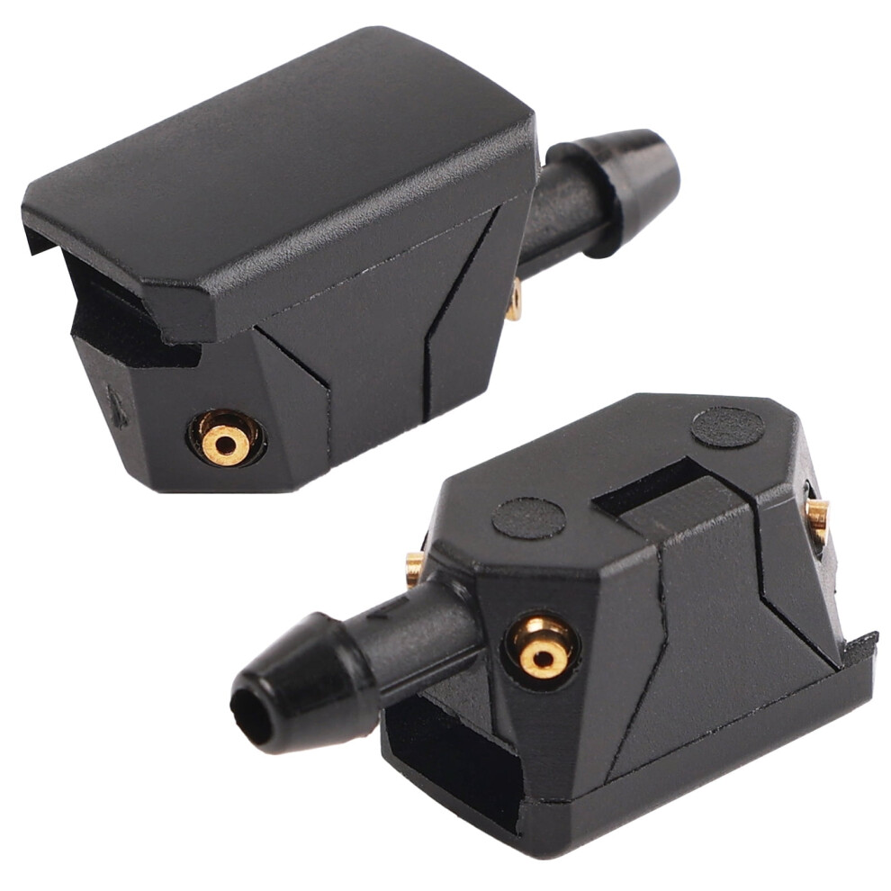 2Pcs Universal Windshield Washer Wiper Sprayer Nozzle Jet 4Way Jets Mounted Onto Arm 9165521880287