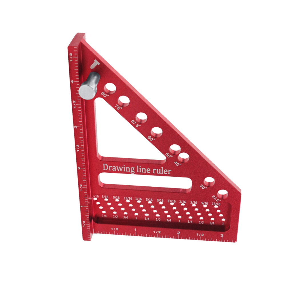 3D Multi-Angle Measuring Ruler Aluminum Alloy Carpenter 9377112655147