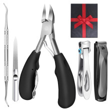 TIFOR Ingrown Toenail Tool Kit – Wide-Jaw Clipper & Corrector for Thick Nails, Pedicure Tool for Seniors/Adults, compatible with TIFOR