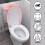Toilet Protector Cover for Mother's Day Polyester Stretch 4