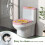 Toilet Protector Cover for Mother's Day Polyester Stretch 5