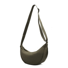 Crossbody kabelka Crescent, nylonové puzdro cez rameno, ľahká, štýlová, všestranná – ideálna na nakupovanie, cestovanie, vhodná pre