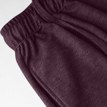 Damesbroek van denimlook met elastische tailleband en twee zakken