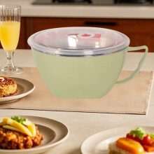 Bol à soupe avec couvercle, vaisselle ménagère, boîte à lunch pour la maison, le bureau, la résidence étudiante ou les voyages.