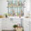 Easter Kitchen Curtains and Valances Set Yellow Rabbit 3