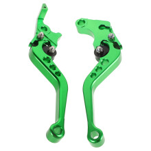 Juego de palancas de freno y embrague verdes para motocicleta que ofrecen un mayor control y un diseño elegante (2 unidades)