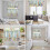 Easter Kitchen Curtains and Valances Set Yellow Rabbit 7
