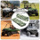 UTV Front Seat Covers Green Camo 2-Pack for Kawasaki Mule 5