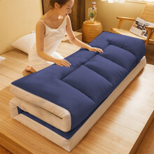 Thickened Soft Padded Fiber Mattress 59.06x78.74", Water-Washed Brushed Fabric, Breathable & Foldable, Full Size