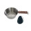 Camping Bowl with Wood Handle 1 Piece Black 4