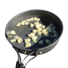 Nonstick Camping Frying Pan Portable Quick Heating Skillets Foldable Cookware Pot for Hiking BBQ Picnic Fishing Easy Use