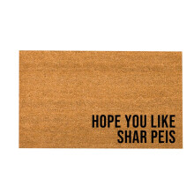 Deurmat met Shar Pei-hondmotief – 40x60 cm, vloermat, ideaal als housewarming- of verjaardagscadeau – geschikt voor alle vloeren