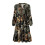 Damen-Midikleid mit Taschen, Camouflage-Blättermuster 2