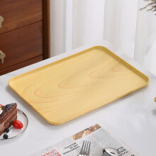 Liquidation ! Plateau imitation bois lulshou, plateau à tasse, plateau à thé rectangulaire, plateau repas en plastique, gobelet, plateau à thé,