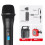 Wireless Microphone VHF for Karaoke Singing Speech Wide Frequency Range USB Receiver & Adapters 6
