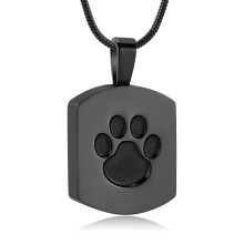 Cremation Jewelry for Ashes Urn Necklace for Ashes Memorial Dog Ashes Necklace Cremation Necklace Pet Keepsake Necklace Pawprint Ashes Holde Necklace