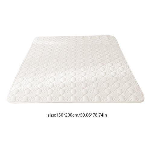 Protetor de colchão impermeável e lavável de 150 x 200 cm (59,06 x 78,74 polegadas). 2