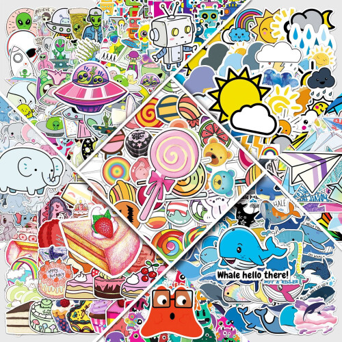 Graffiti Stickers Waterproof Cartoon 50-Pack 1