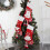 Julstrumpa med tomtedocka 45x20 cm vit fluffig 6