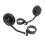 Motorcycle Rear View Mirror Sturdy Adjustable 38-41mm Fork Mount Side Mirror Black 5