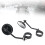 Motorcycle Rear View Mirror Sturdy Adjustable 38-41mm Fork Mount Side Mirror Black 7