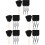 15Sets Scratch Lesezeichen Schwarz Basteln Geschenk 8