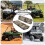 UTV Seat Covers Forest Camo 2-Pack Universal Waterproof 5