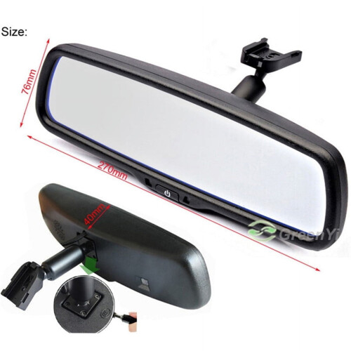 Οθόνη TFT LCD 4,3" με αυτόματη ρύθμιση φωτεινότητας, αντιθαμβωτικό καθρέφτη