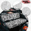 UTV Seat Covers Gray Leopard Print Polyester 2-Piece 7