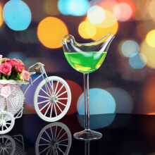 Transparent Bird Shaped Glass for Bar Ideal for Cocktails and Cold Drinks 1pc